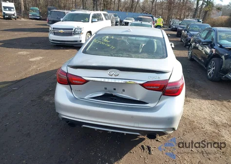 2018 Infiniti Q50 3.0T Sport из США, поврежденный, VIN JN1EV7AR3JM433970